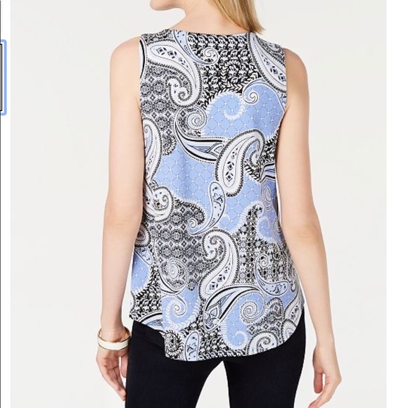 Paisley Tank Top/Blouse - Picture 2 of 2